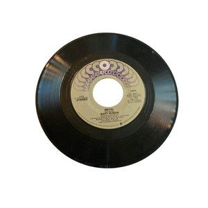 Vintage 7” 45 RPM vinyl record Gary Numan Cars metal